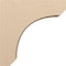 Ekena Millwork 8"W x 32"D x 32"H Thin Legacy Rough Cedar Woodgrain TimberThane Corbel, Primed Tan CORUR08X32X32LGYRCPR - alternate 4